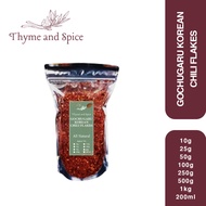 [ZIP LOCK] Gochugaru Flakes PURE for Kimchi (Korean Chili Flakes) 500g 1kg - Spice️ Seasoning