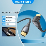 Vention HDMI Cable 4K60Hz Right Angle 90 270 Degree HDMI 2.0 Cable for TV Box PC Laptop TV Nintendo 