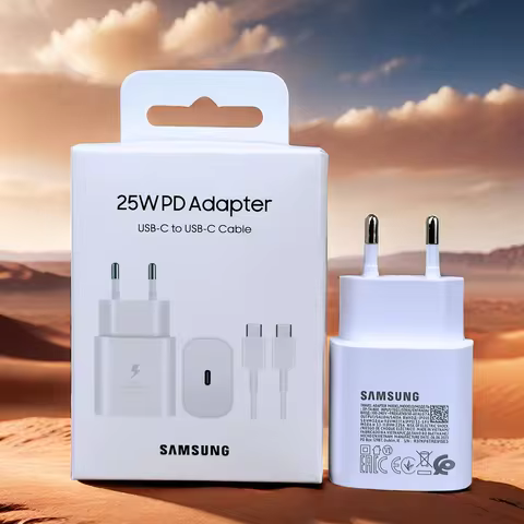 Samsung 25W Super Fast Charger Usb Type C Cargador Adapter For Galaxy S24 S23 S20 S21 S22 Plus A54 A