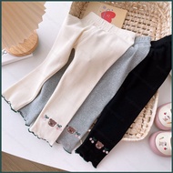 YT2 Cute Bear Cherry Girls' Cartoon Leggings Baby's Thin Outerwear Skinny Pants YT2