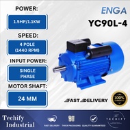 ENGA YC Motor 1.5HP(1.1KW) Single Phase Motor YC B3 Foot Mounting Motor Electric Motor Industry Motor