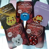 Air bag cellphone bracket / button