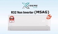 Midea Xtreme Cool R32 Non-Inverter Air Conditioner / Aircond -MSAG-10CRN8 / MSAG-13CRN8 / MSAG-19CRN8 / MSAG-25CRN8