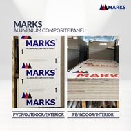 Marks ACP 3 mm PE 0.05 1220 x 2440 mm Wood