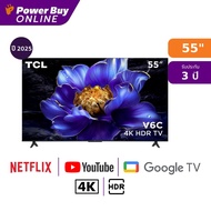TCL ทีวี V6C Google TV 55 นิ้ว 4K UHD LED รุ่น 55V6C ปี 2025