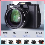 audio system ☀VETEK  Digital Camera 48MP Camera For Photography 4K Camera For Vlogging 16X Digital Z