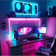 【SJ】Pcbuilds Pc Gaming Setup Gamingroom  2835 RGB LIGHT STRIP IP67 WITH 3 key controller Dreamsetup 