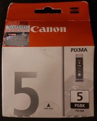 Canon PIXMA Ink 5, PGI-5BK ( 原裝，香港買)
