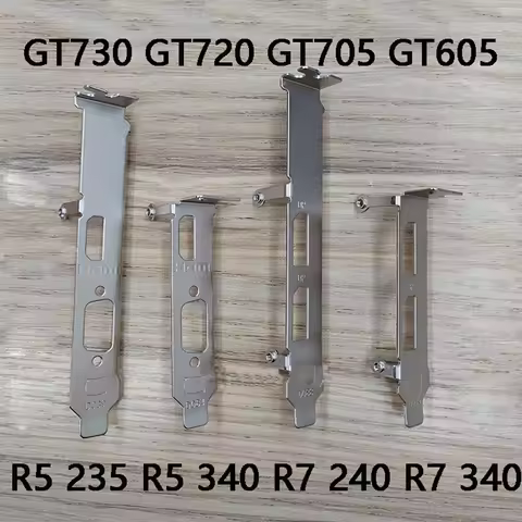 Original New For Lenove GT730 GT720 GT705 GT605 R5 235 R5 340 R7 240 R7 340 Graphic Card I/O Shield 