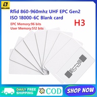Boland 10ชิ้น UHF RFID Tag 18000-6C 860-960MHz RFID UHF ชิป U8 NXP ป้ายอิเล็กทรอนิกส์คุณภาพสูง915 MH
