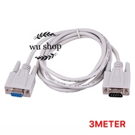 RS232 9-Pin Male To Female DB9 9-Pin PC Converter Cable 3m