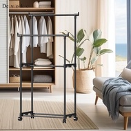 Devoko Clothes Organizer Portable Bedroom Clothes Rack for Underwear Socks Bedroom