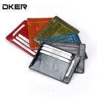((Good Things Preferred) Factory Direct Sales Supply First Layer Cowhide Card Holder Korean Version 