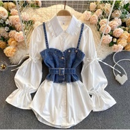 MH1` JUN21 - MIBA Blouse ' Boa Blouse'