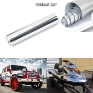 LIVESTAR 1Pc 152cm Silver Chrome Mirror Vinyl Wrap Film Car Sticker Decal Sheet Bubble Free 8x60'' B