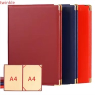 XINYUE A4 Agreement Folder, PU Leather Protective Certificate Diploma Cover, Premium No Inserts Rein