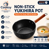 Non Stick Milk Pot Saucepan Yukihira Pot Soup Pot Ramen Cooking Pot 18cm & 20cm Ready Stock