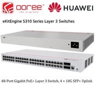 Huawei eKit S310-48P4X 48 Port Gigabit Managed Switch 4x 10G SFP+ PoE+ Smart Network Switch for SME