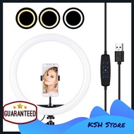 BEST SELLER 30cm/12inch Video LED Ring Light 5600-8200K Diammable 3 Colors with Phone Clamp Holder f