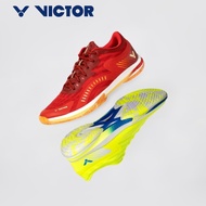 VICTOR S99ELITE-E-Neon Yellow / S99ELITE-D-High Risk Red Badminton Shoes