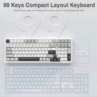 AULA F99 Customized Mechanical Keyboard 99 keys The 3 Mode Hot-swap Gasket Structure 8000mAh Battery