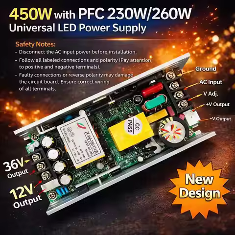 New 5R 7R 8R 9R 10R Stage Beam Light Driver Ballast SMPS Switched Mode Power Supply Drive Part 200W 