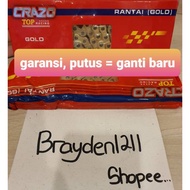 Special Price.. SSS 428H GOLD CHAIN / CRAZO 428H 130 GOLD CHAIN / GOLD CHAIN 428H 128 CRAZO GOLD CHA