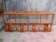 Dongdang Merpati Fiber 8 Pintu KAYU JATI Asli | Dondang Merpati Fiber Custom Nama