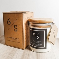 6 Perscent Scented Soy Candle With Essential Oil (160g)