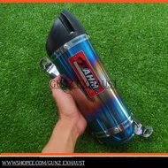 Ekzos AHM M3 Titanium/Exhaust AHM M3/Muffler AHM M3 Universal inlet 50/51mm