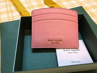 Kate spade粉紅色名片夾/卡夾