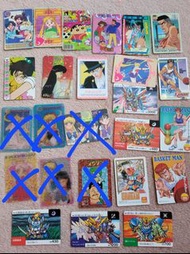 $5 @ 美少女戰士 龍珠 高達 男兒當入樽 蠟筆小新 IQ 博士 閃咭 90s 2000s slam dunk Gundam sailormoon collection cards