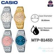 CASIO MTP-B145D SERIES MEN'S ANALOG WATCH JAM TANGAN LELAKI MTP-B145D-2A1 MTP-B145D-2A2 MTP-B145D-4A