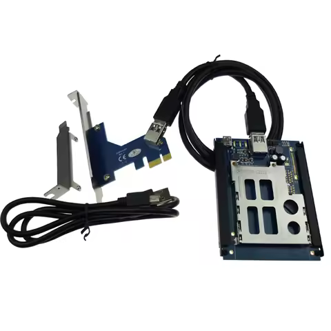 IT-GO PCIe PCI express USB 2.0 To ExpressCard 34 mm 54 mm slot Adapter PCIexpress to Express Card Co