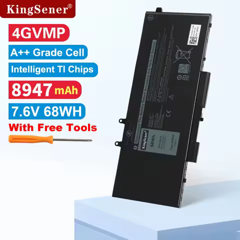 KingSener 4GVMP R8D7N Laptop Battery For Dell Latitude 5400 5500 Precision 3540 Inspiron 7590 7591 7