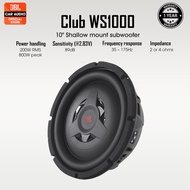 JBL CLUB-WS1000 SHALLOW MOUNT 10” SUBWOOFER 100% ORIGINAL.
