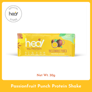 Heal Passionfruit Punch Protein Shake Powder Bundle of 3 Sachets - Dairy Whey Protein - HALAL - Meal Replacement Diet