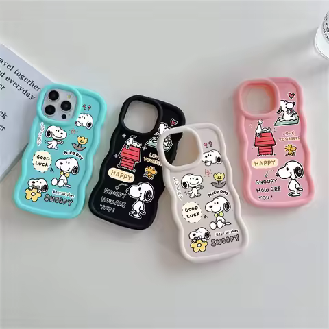 Cartoon S-Snoopy Case For Infinix HOT 50 40 Pro 40i 30 30i 9 8 Play Note 30 40 Pro TECNO SPARK 6 8 S