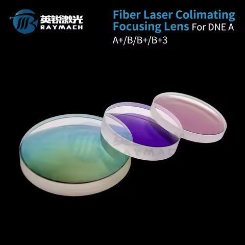 DNE Focus Lens A3+ Fiber Laser Spare Parts Collimator Lens A+ 150B Focusing 200A Laser Head QT90 Con
