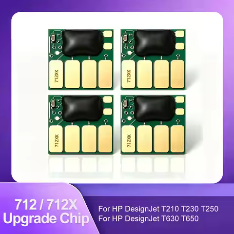 Upgrade Chip For HP 712 712XL Replacement Cartridge Chip For HP DesignJet T650 T630 T250 T230 T210 P