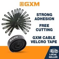 GXM Velcro Tape Cable Organiser Circle Strap Reusable Cable Tie Fastening Cables