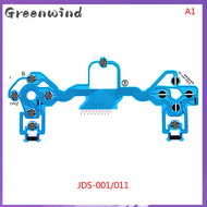 【Greenwind】 สำหรับ PS4 DS4 Pro Slim Controller ฟิล์มนำไฟฟ้าสีฟ้า JDS 050 040 030 010