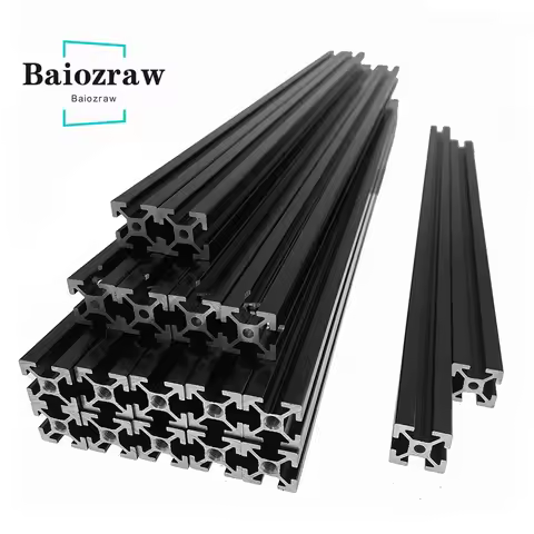 Baiozraw Misumi Extrusion Frame Kit V2.4 3D Printer Black Anodized Blind Joints Extrusion Frame For 