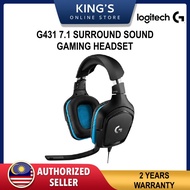LOGITECH G431 7.1 SURROUND SOUND GAMING HEADSET ( GAMING AUDIO , GAMING HEADPHONE )