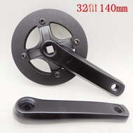 【Bestselling】140mm Square Taper Bicycle Crank 28T 30T 32T Aluminum Chainring for Youth