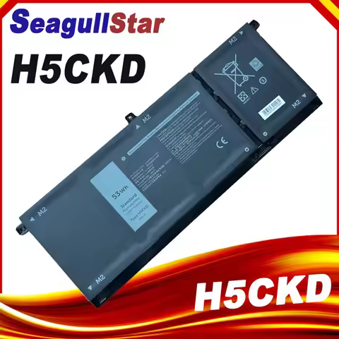 New H5CKD Laptop Battery For Dell Inspiron 5502 5505 5409 5400 2-IN-1 7506 3410 3510 9077G P129G P10