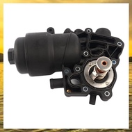 (HARB) 059115389P Engine Oil Filter Housing W/Coolant Thermostat Replacement for A6 A7 A8 Q5 3.0L 20