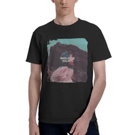 Kemeja bersaiz besar yang bergaya 2026, corak album Halsey Badlands, 100% kapas, gaya kasual, bernaf