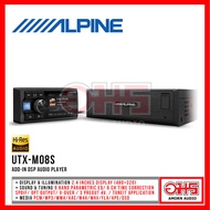 ALPINE UTX-M08S [ADD-IN DSP AUDIO PLAYER] เครื่องเสียงติดรถยนต์ เครื่องเล่นเสียงเพลง DSP รองรับไฟล์ใ