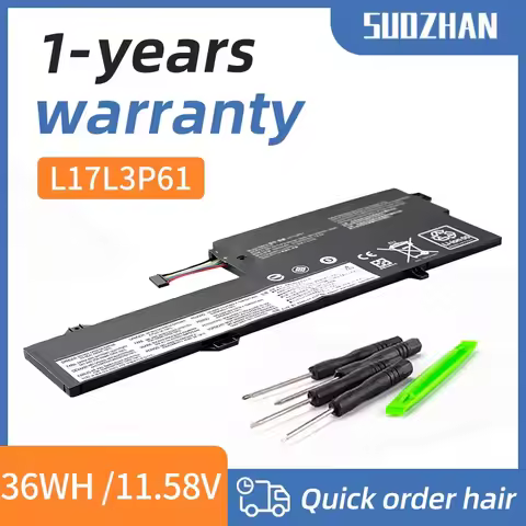 SUOZHAN L17L3P61 L17C3P61 L17M3P61 11.58V 36WH Laptop Battery For Lenovo IdeaPad 320S-13IKB,Yoga 720